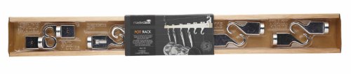 Master Class MCPOTRACKSGL - Barra de Techo para Colgar ollas (92 cm), en Madera