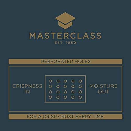 Master Class - Molde Redondo para Horno (20 cm, Antiadherente, Acanalado), Color Gris