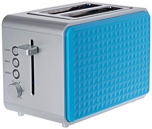 MASTER TOAST02BL Tostadora TOAST02 Color Azul, 750W, 750 W, Aluminum