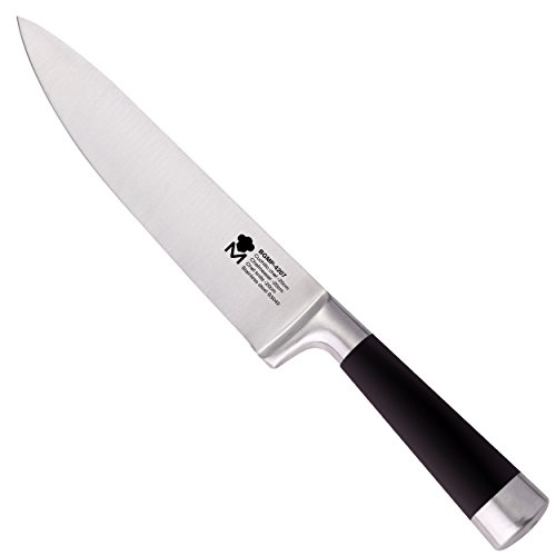 Masterpro Set 3pcs Cuchillos de Cocina-Acero Inoxidable-Foodies, Plateado, 30 x 30 x 30 cm