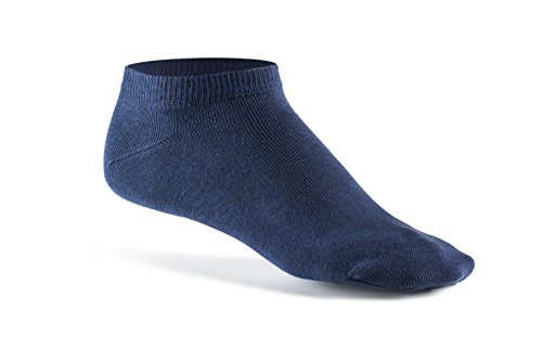 Mat & Vic’s Calcetines cortos, cómodo, OEKO-TEX 100-35 36 37 38 39 40 41 42 43 44 45 46 47 48 49 50 (10 pares, Jeans Colors, UK 6-8.5 / EU 39-42)
