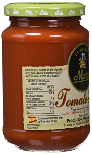 Mata - Salsa de tomate frito con aceite de oliva - [pack de 8]