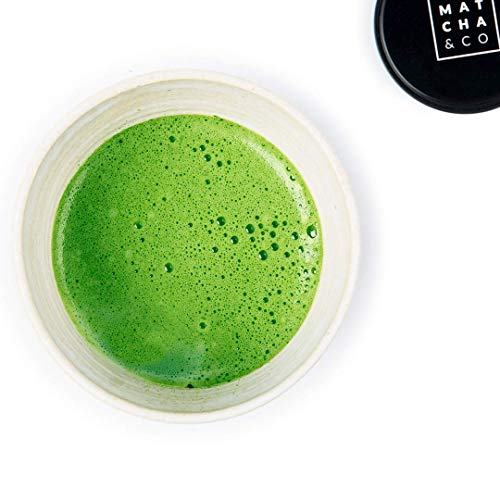Matcha Premium 100% Ecológico | Té verde en polvo Orgánico de Japón | Té Matcha de grado ceremonial premium BIO | Matcha & CO (80 g)
