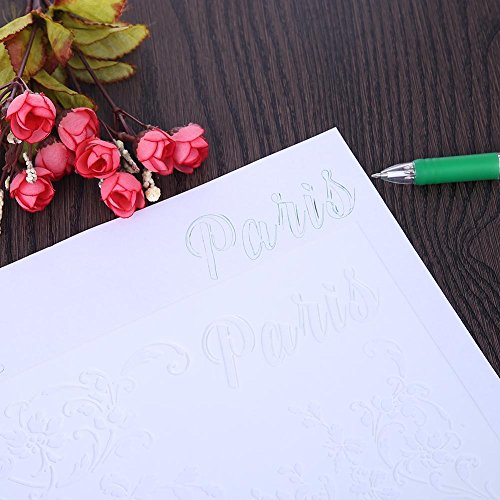 Matefield - Plantilla de 21 x 30 cm para manualidades, decoración de tartas, galletas, flores, rociado, troquelado