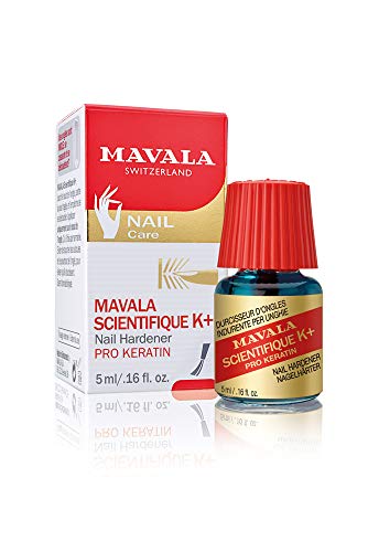 Mavala Científico K+ Endurecedor de Uñas Tratamiento para Evitar que las Uñas se Rompan o se Separen, 5 ml