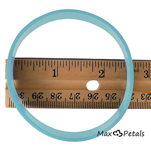 Max Petals - Pulsera de silicona para diabéticos (tipo 1, 4 unidades), color pastel