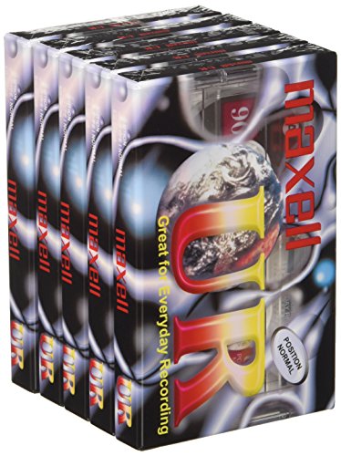 Maxell MAX-UR90P5 - Cinta de audio/video, Pack de 5