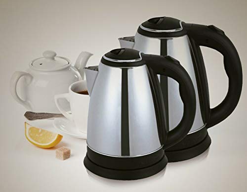 MAXELLPOWER HERVIDOR DE Agua DE Acero ELECTRICO 1,5L 1500W 360 Grados Cuerpo Acero Inoxidable
