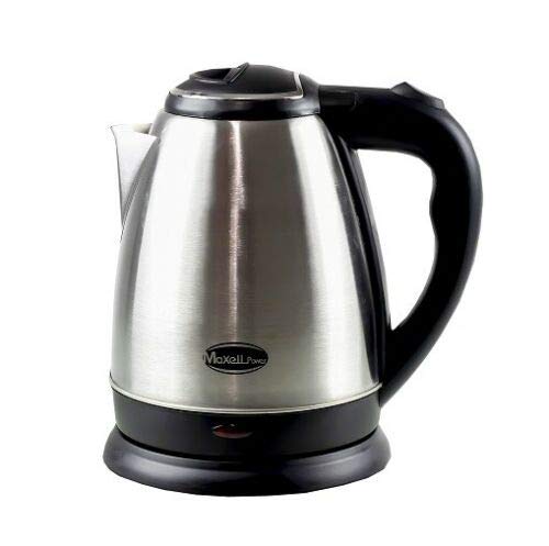 MAXELLPOWER HERVIDOR DE Agua DE Acero ELECTRICO 1,5L 1500W 360 Grados Cuerpo Acero Inoxidable