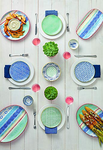 Maxwell & Williams Laguna Cuencos pequeños para aperitivos, salsas y frutos secos pintados a mano, Porcelana