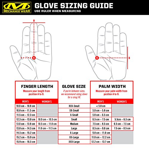 Mechanix Wear Guantes Specialty Vent Covert (Pequeña, Negro Entero) ventilados de Tiro Deportivo, Small