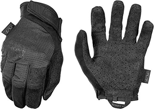 Mechanix Wear Guantes Specialty Vent Covert (Pequeña, Negro Entero) ventilados de Tiro Deportivo, Small