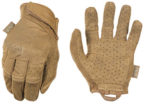 Mechanix Wear Guantes Specialty Vent Coyote (X-Grande, Tan) ventilados de Tiro Deportivo, Extra-Large