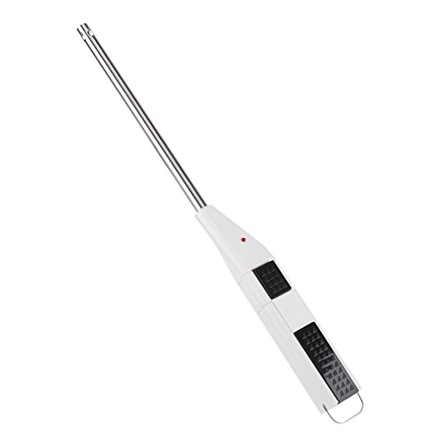 Mechero eléctrico largo de plasma para hornillo de gas, cocina, antiviento, encendedor eléctrico con arco