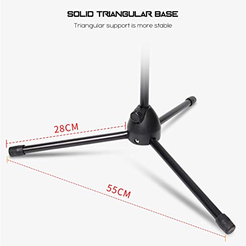 Medla Soporte de Pie para Teléfono y Tablet, Soporte Trípode Portátil para 4.7-10 Pulgadas de Tabletas, Altura Ajustable de 107-168cm, Rotación de 360 Grados