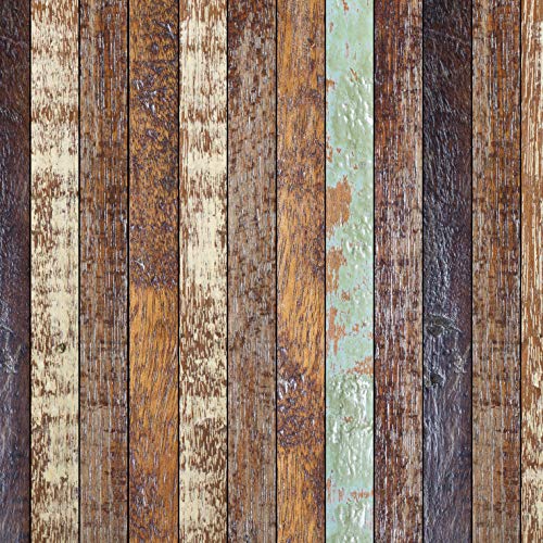 MEGADECOR Cabecero Cama PVC Decorativo Económico Textura de Tablas Distintos Colores Envejecidas Varias Medidas (150 cm x 60 cm)