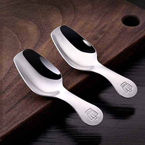 Mein HERZ 4 Pzs Cuchara de Café de Acero Inoxidable, Cuchara niños, Cucharita de Café, Sopa de té, Postre, Aperitivo, Condimento, Bistró, Cuchara, Bebida de Postre, Batido de Leche, Vajilla