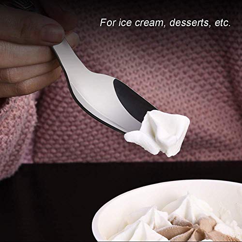 Mein HERZ 4 Pzs Cuchara de Café de Acero Inoxidable, Cuchara niños, Cucharita de Café, Sopa de té, Postre, Aperitivo, Condimento, Bistró, Cuchara, Bebida de Postre, Batido de Leche, Vajilla
