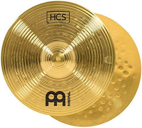 Meinl Cymbals HCS1314+10S - Juego de platillos (1 hihat de 33 cm (13") 1 crash de 35,6 cm (14") 1 splash de 25,4 cm (10") + paire de varillas promark tx5aw)