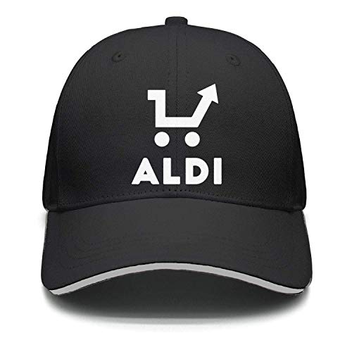Meishikaeu Adjustable Unisex Aldi-Supermarket-Logo- Cap Stylish Snapback Hat