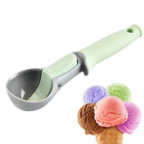 Meisijia Herramienta de Cocina Postre en Forma de Crema Cucharada de melón Bola de Hielo cucharadas de Frutas gatillo Cuchara Galletas Masa Scooper Fabricante de la Bola de Carne