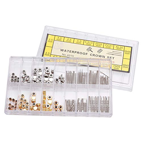 Meiyya Accesorio de reparación de Reloj de Goma para Lavadora, Profesional con Caja, Herramienta de reparación de Reloj, Barra de Resorte, para Relojes de Hombre