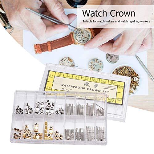 Meiyya Accesorio de reparación de Reloj de Goma para Lavadora, Profesional con Caja, Herramienta de reparación de Reloj, Barra de Resorte, para Relojes de Hombre