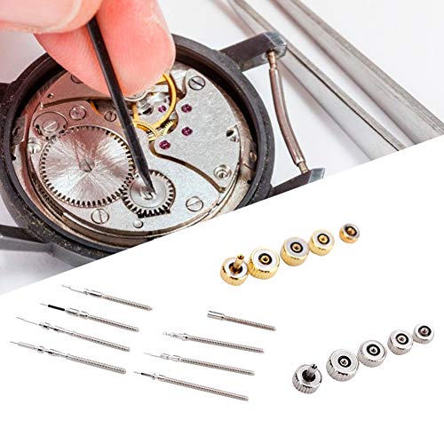 Meiyya Accesorio de reparación de Reloj de Goma para Lavadora, Profesional con Caja, Herramienta de reparación de Reloj, Barra de Resorte, para Relojes de Hombre