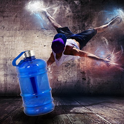 Melianda MA-7400 - Botella deportiva, 2,2 l, XXL, libre de BPA y ftalatos, 001000171, azul