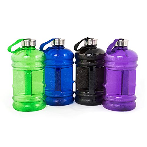 Melianda MA-7400 - Botella deportiva, 2,2 l, XXL, libre de BPA y ftalatos, 001000171, azul