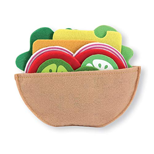 Melissa & Doug - Alimentos de Fieltro Juego para Sándwiches (13954), Multicolor, 33 Piezas