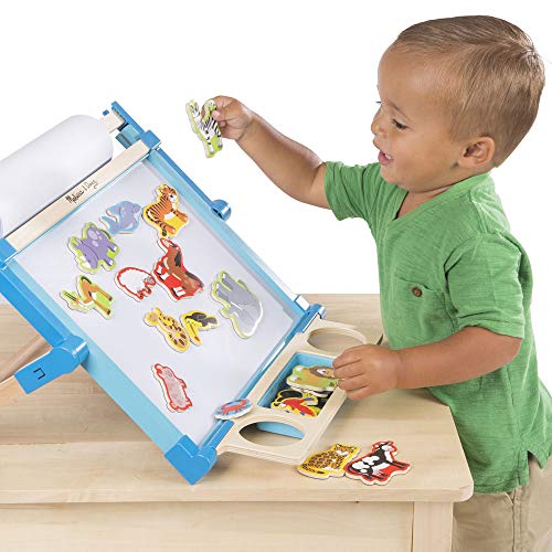 Melissa & Doug- Animales Magnéticos de Madera, Multicolor (10475)