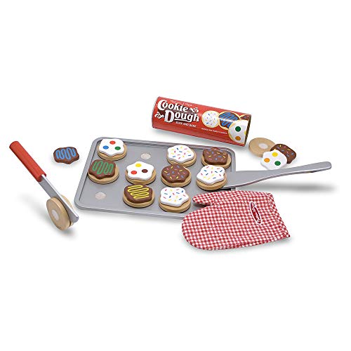 Melissa & Doug - Juego de madera para rebanar y hornear galletas (14074) , color/modelo surtido