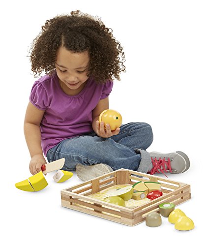Melissa & Doug- Set Frutas Madera para Cortar (14021)