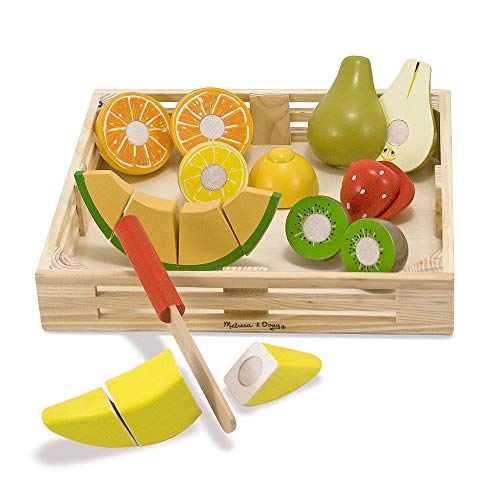 Melissa & Doug- Set Frutas Madera para Cortar (14021)