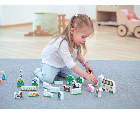 Melissa & Doug- Wooden Farm & Tractor Play (14800) , color, modelo surtido