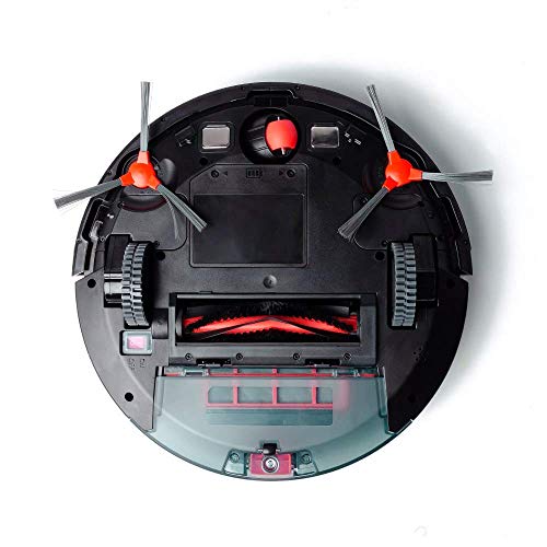Mellerware Robot Aspirador City Move. 1400 Pa, Tecnología iMovement Gyro, Aspira, Barre, Friega y Pasa la Mopa, 7 Modos, 160 min Autonomía, Programable