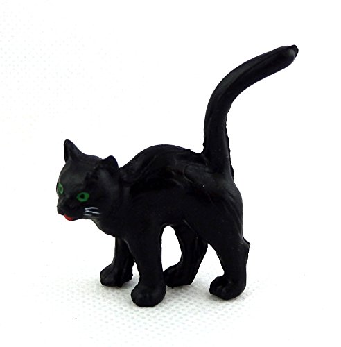 Melody Jane Miniatura Casa de Muñecas Animal Accesorio Halloween Gato Negro de Pie