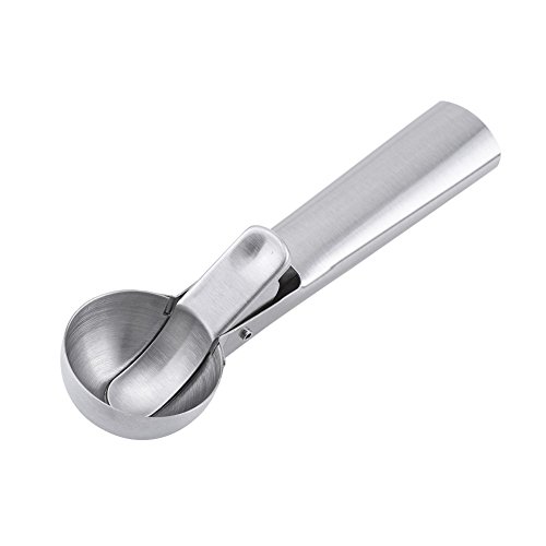 Melon Baller - Cuchara de acero inoxidable para crema de hielo para cuchara de helado y postre, frutas, etc, regalo para niños, amigos y familia