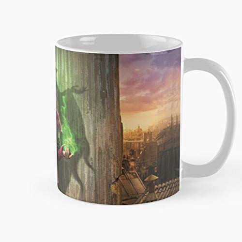 Mememecosmetics TV Abstract D3 Show Descendants London Geometric Paris Hollywood Edition Limited Geometry Taza de café con Leche 11 oz