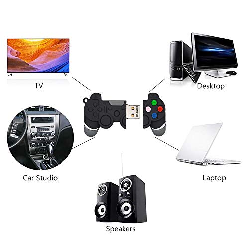 Memoria Flash USB 3.0 64GB Pendrive - Alta Velocidad Pen Drive 64 GB Originales Frio Llave Práctico USB3.0 Flash Drive - FEBNISCTE Creativo PS4 Gamepad Divertida Unidad Flash USB Regalo para Novio