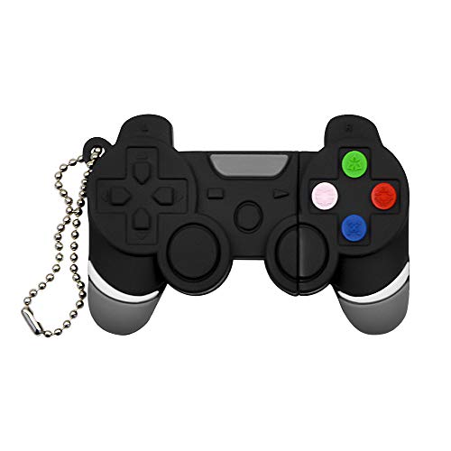 Memoria Flash USB 3.0 64GB Pendrive - Alta Velocidad Pen Drive 64 GB Originales Frio Llave Práctico USB3.0 Flash Drive - FEBNISCTE Creativo PS4 Gamepad Divertida Unidad Flash USB Regalo para Novio