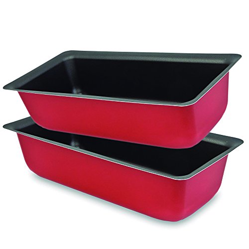 Menax - Molde de Horno Plumcake - Aluminio - Triple Recubrimiento Antiadherente - Set de 2 - Made in Italy
