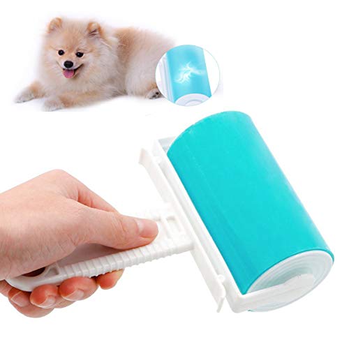 mengger Rodillo pegajosos Pelusa Lavable Ropa Adhesivo 6PCS quitapelusas Limpiador Lavable Reutilizable Removedor Perro Gato Pelo Mascota Cepillo Rodillos