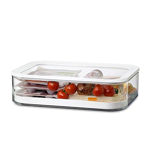 Mepal Modula - Juego de recipientes, Blanco, 4 unidades