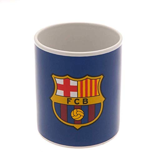 MERCURY Taza Mug Diseño F.C. Barcelona, Cerámica, Azul Marino, 8.0x8.0x9.0 cm