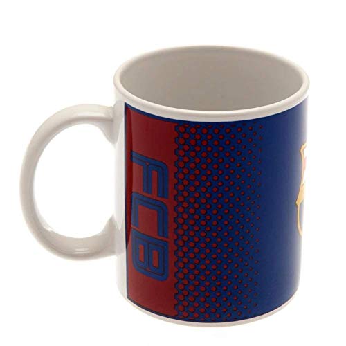 MERCURY Taza Mug Diseño F.C. Barcelona, Cerámica, Azul Marino, 8.0x8.0x9.0 cm