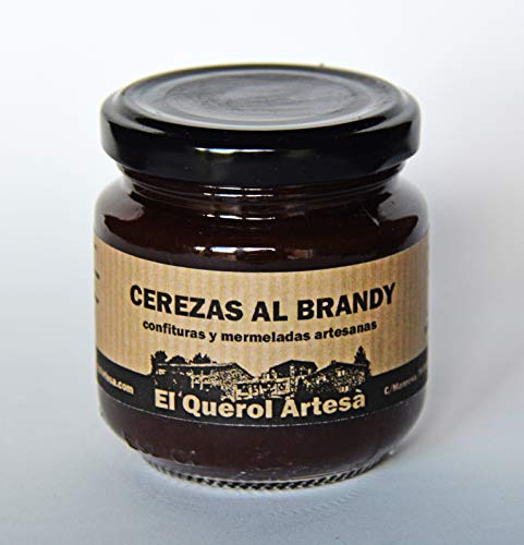 Mermelada Artesana de CEREZAS AL BRANDY. 170gr. Ingredientes 100% naturales. Envíos gratis a partir de 20€.