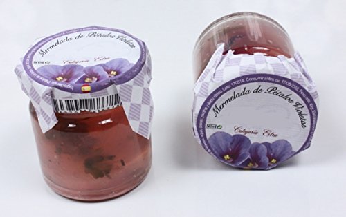 Mermelada Artesanal Pétalos de Violeta,40grs-5 cms X 4,50 cms, 1 UNIDAD