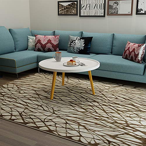 Mesa de café Casual soporte movible en el salón for Comer, Trabajar Home Office Furniture Modern Ronda Final Tabla Snack-escritorio del ordenador portátil para recibir, estudiar con almacenamiento ocu